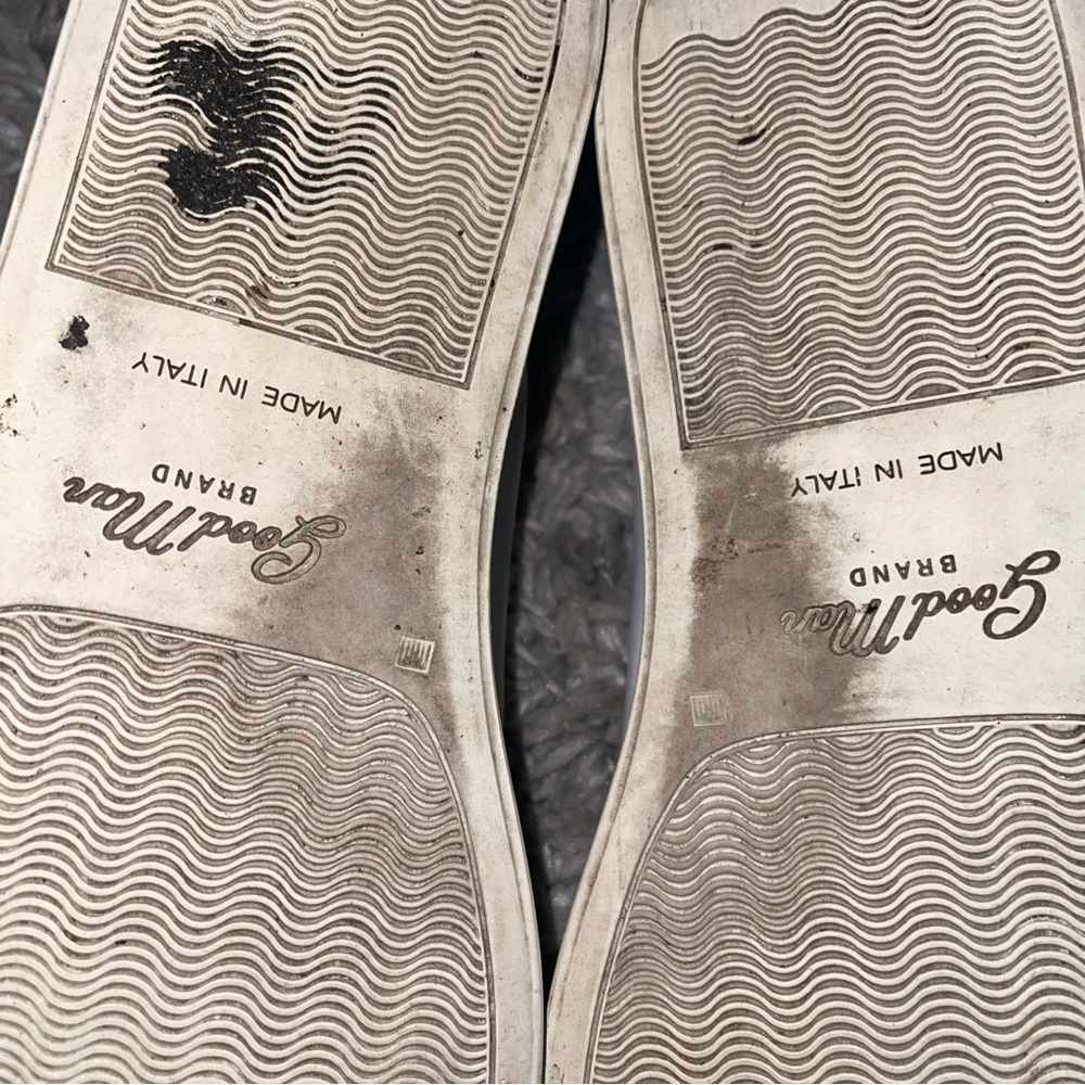 Goodmen Brand Legend London White Dark Vachetta Sneaker Italian Leather SZ 11.5 - Picture 11 of 11